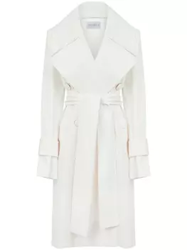 Nina Ricci тренч оверсайз, белый