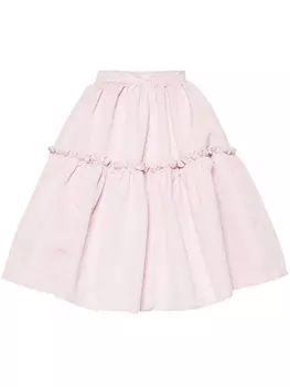 Nina Ricci юбка миди Babydoll, розовый
