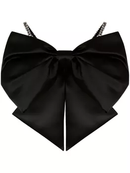 Nina Ricci укороченный топ с кристаллами, черный