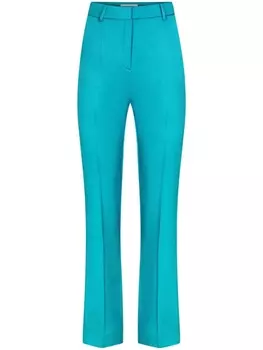 Nina Ricci узкие атласные брюки Cady, синий