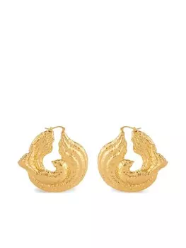 Nina Ricci витые серьги, золотой