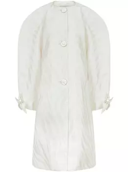 Nina Ricci жаккардовое пальто Opera, белый