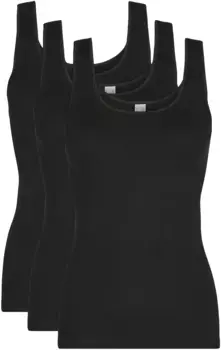 Nina Von C. Майка (упаковка, 3 шт.), черный