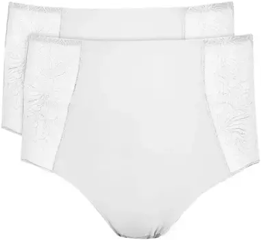 Nina Von C. Трусики с завышенной талией (упаковка, 2 шт.), белый