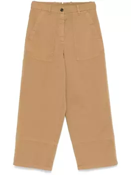 Nine In The Morning брюки On Stage Carpenter, коричневый