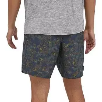 Nine Trails, 8 дюймов, шорты, мужчины Patagonia, цвет Snow Pine: New Navy