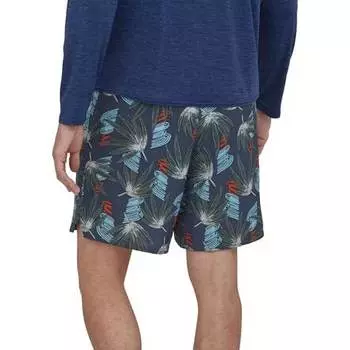 Nine Trails, 8 дюймов, шорты, мужчины Patagonia, цвет Tropical Ecuador/New Navy