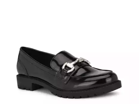 Nine West Newdale Loafer, черные лакированные