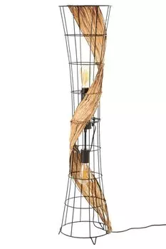 Нино Лейхтен Торшер, 2 лампочки. JAVA металл черный, 40740208 Nino Leuchten