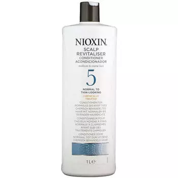 Nioxin System 5 кондиционер для нормальных и слегка редеющих волос после химических процедур, 1000 мл