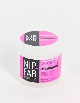 NIP+FAB – Fix Night – прокладки для лица с салициловой кислотой на ночь, 80 мл