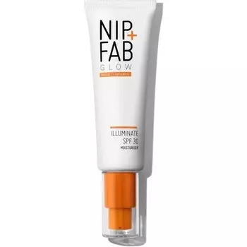 Nip+Fab SPF 30 Увлажняющее средство Glow Illuminate 50 мл Специально для тусклой кожи Максимальное увлажнение и защита лица Защита от UVA и UVB