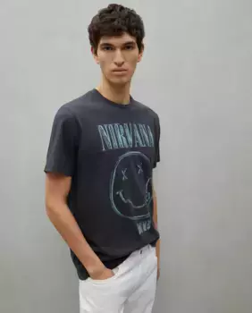 Nirvana мужская футболка Easy Wear, антрацит