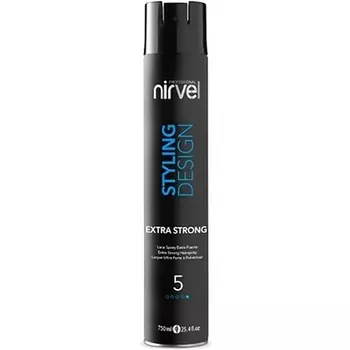 Nirvel Styling Design Экстрасильный лак-спрей, 750 мл, размер 5