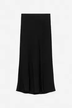 Ниспадающая юбка макси Arket, черный