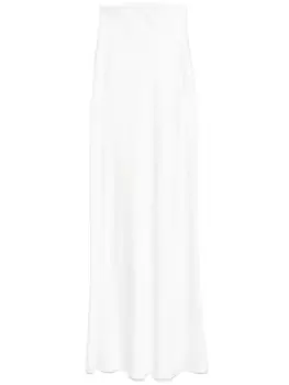 NISSA атласная юбка макси, белый