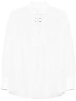 NISSA блузка с кружевом, белый