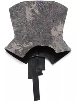 NISSA корсет с блестками, серый