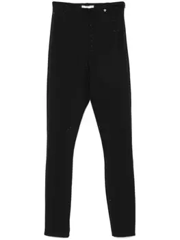 NISSA леггинсы, украшенные стразами, черный