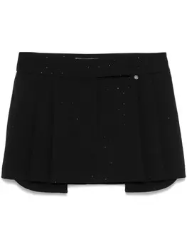 NISSA мини-юбка с кристаллами, черный
