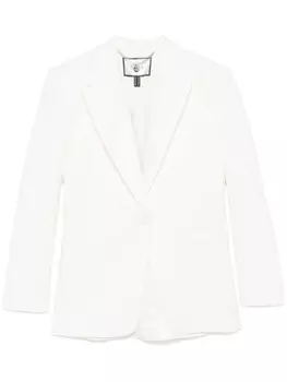 NISSA однобортный блейзер, белый