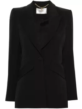 NISSA однобортный пиджак, черный