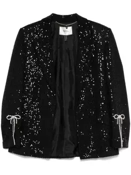 NISSA пиджак с пайетками, черный