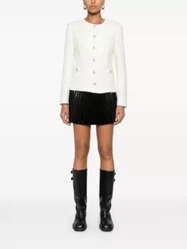 NISSA плиссированная мини-юбка, черный