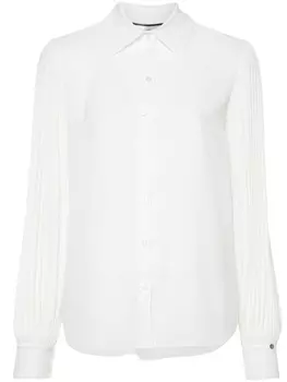 NISSA рубашка с плиссированными рукавами, белый