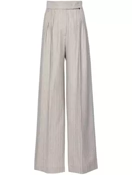 NISSA широкие брюки со стразами, серый