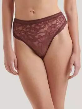 Нитки Сетки и Розы Wolford, сливовый