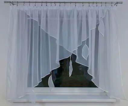 Нитяная штора для двери, нитяная штора 100х250см Водопад кремовый Sonstige, белый