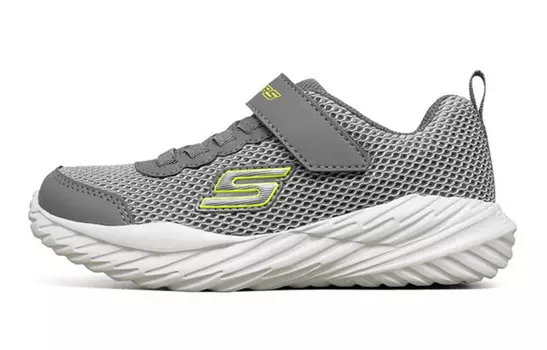 Nitro Sprint Kids Lifestyle Shoes Kids Low-top Серый/лимонный Skechers