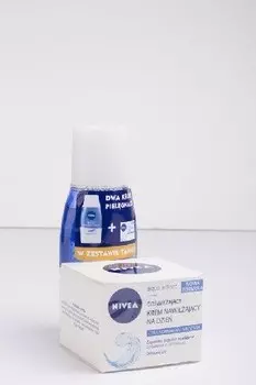 Nivea, Aqua Effect Duo, освежающий дневной крем + двухфазная жидкость