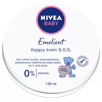 Nivea Baby Детский крем для тела для сухой, чувствительной, покрасневшей, склонной к атопии кожи, 150 мл