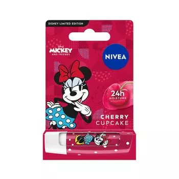 Nivea Бальзам для губ Cherry Cupcake Caring 4,8 г, Red
