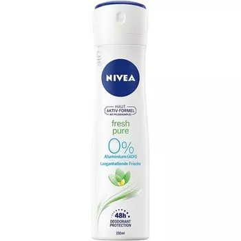NIVEA Без алюминия, с ароматом жасмина и освежающей формулой, 48-часовая защита Fresh Pure Deo Spray 150 мл