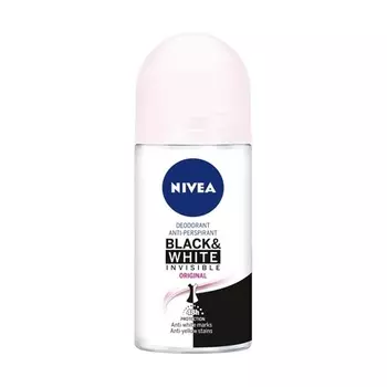 NIVEA Black & White Invisible Original шариковый антиперспирант 50 мл