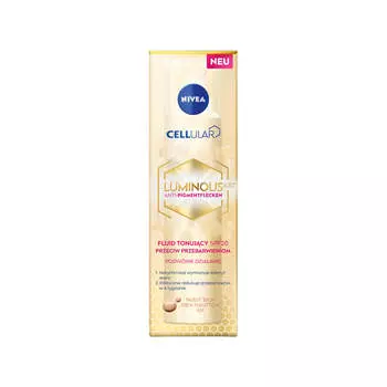 Nivea Cellular Luminous 630 SPF20 тонизирующий флюид на день против обесцвечивания 40мл