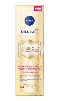 Nivea Cellular Luminous SPF20 красящий крем с фильтром, 40 ml
