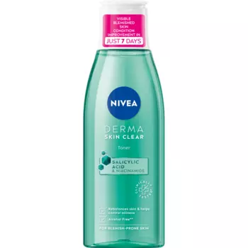 Nivea Derma Clear Skin тоник для лица нормализующий, 200 мл