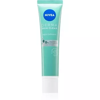 Nivea Derma Skin Clear деликатный ночной пилинг 40 мл