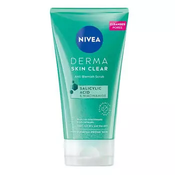 Nivea Derma Skin Clear пилинг против несовершенств 150мл