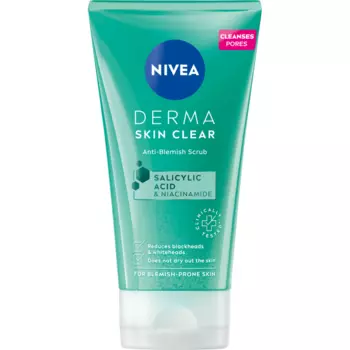 Nivea Derma Скраб для лица против несовершенств, 150 мл