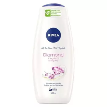 Nivea Diamond & Argan Oil 500мл - Крем для душа для женщин, New