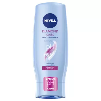 Nivea Diamond Gloss Care нежный кондиционер для волос с алмазной пылью, 200 мл