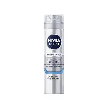Nivea Гель для бритья Men Skin Protection Silver Protect 200мл