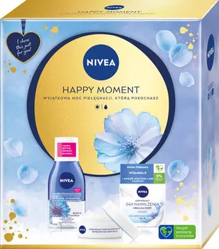 Nivea, Happy Moment, Подарочный набор уходовой косметики, 2 шт