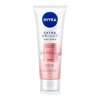 Nivea Экстра яркая сыворотка для тела Премиум Аромат Бархат Романс Пион 180 мл, Orange
