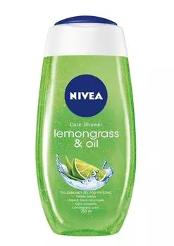 Nivea Lemongrass&Oil гель для душа, 250 ml